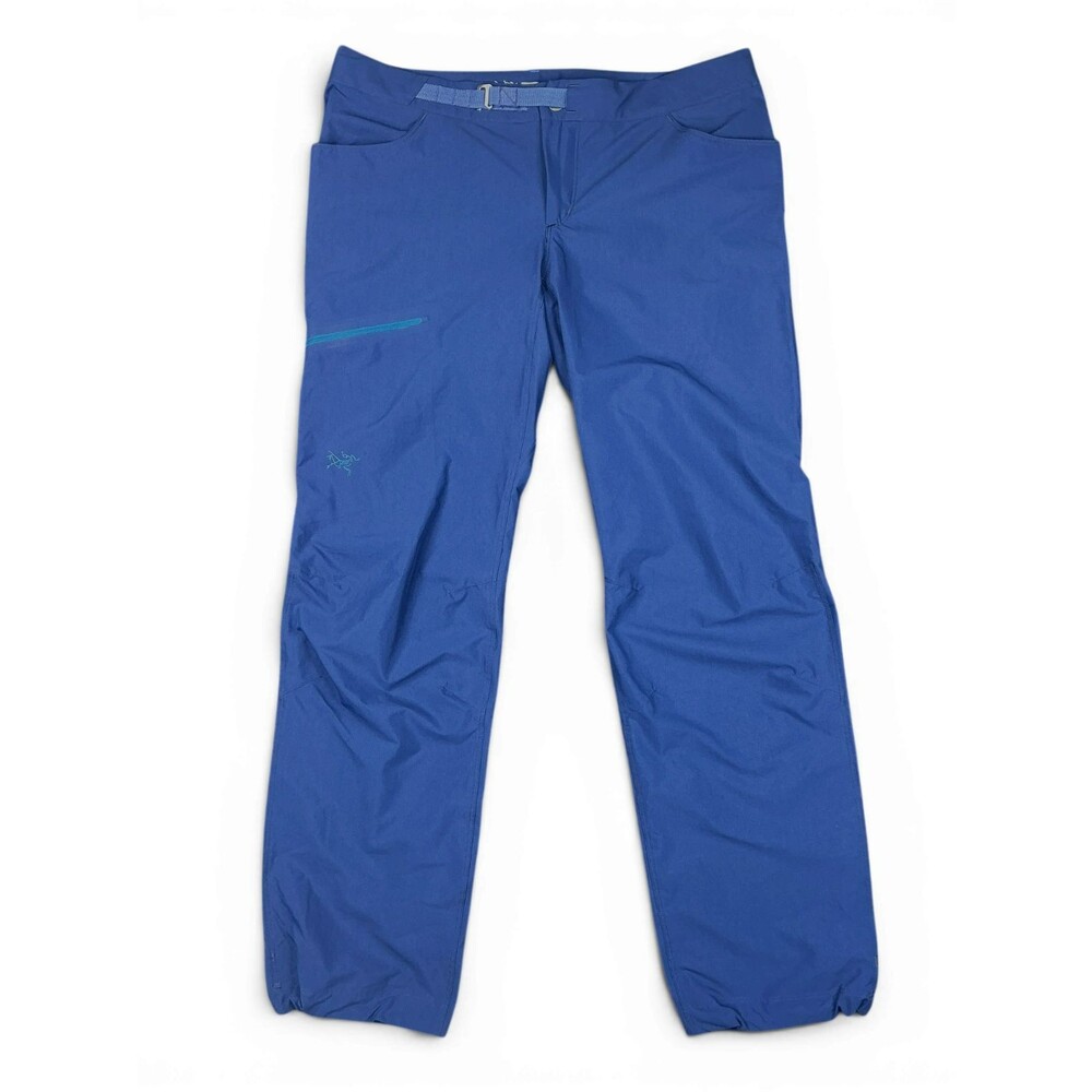 Arc'teryx Psiphon SL Pants Womens sz 12 Navy Blue Nylon Stretch Climbing Hiking
